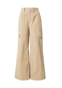 florence by mills exclusive for ABOUT YOU Dames Cargobroek 'Storm Watch' donkerbeige 34