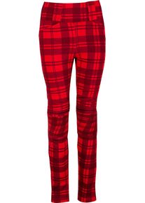 Rusty Stitches Claudia V2 Chequered, leggings femmes , couleur: Rouge/Noir , taille: 38