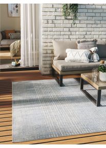 benuta Nest Inne- og utend&oslash;rs teppe Kiano Veelkleurig/Blauw 120x170 cm Sammendrag