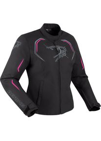 Bering Dundy, textile jacket waterproof women , color: Black/Pink , size: T2