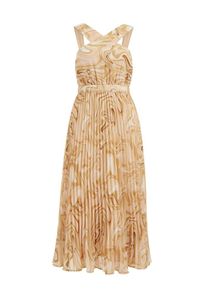 WE Fashion Kleid Damen creme / nude / camel / braun Größe 34