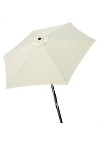 Sombrilla para jardín hexagonal Ø300 cm c/sistema de doble polea Aktive