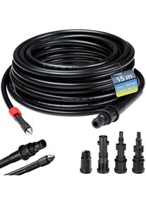 Monzana® Tuyau déboucheur canalisation haute pression 15m