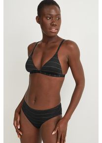 C&Amp;A Bikinitop-triangel-voorgevormd-LYCRA® XTRA LIFE™, Zwart, Maat: 42