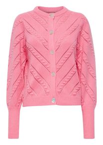 Pulz Jeans Dames Gebreid vest 'Amy' pink L