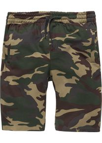 Vintage Industries Greytown Camo, short de survêtement , couleur: Marron/Olive/Beige , taille: M