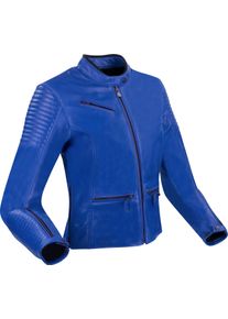 Segura Curve, veste en cuir pour femmes , couleur: Bleu , taille: T6
