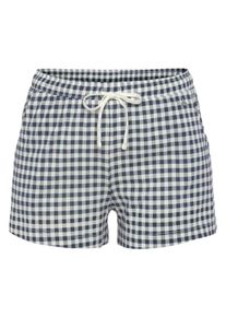 s.Oliver Dames Pyjamabroek donkerblauw / offwhite XXL-XXXL