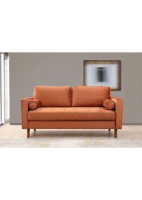 Design kanapé Jarmaine 175 cm narancssárga