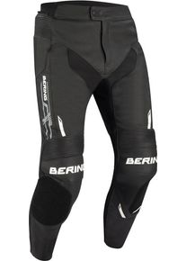Bering Snap, leather pants , color: Black/White , size: XXL