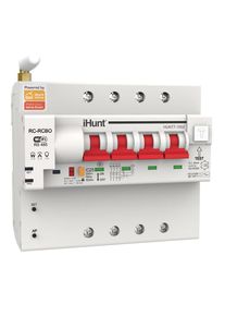 iHunt Home WIFI Smart Metering Leakage Circuit Breaker 4P 100A - Siguranta automata inteligenta cu contorizare