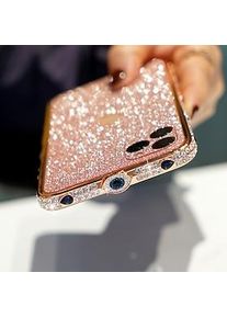 Handy Hülle Handyhüllen Für Apple iPhone 14 Pro Max Plus iPhone 13 Pro Max 12 11 SE 2022 X XR XS Max 8 7 Rückseite Bling Strass Glänzender Schein Glänzender Sc