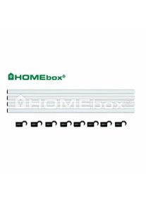 Homebox kit barres de fixation 150cm, &Oslash; 22mm