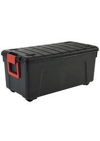 IRIS OHYAMA Multi Aufbewahrungsbox 75,0 l schwarz, rot 39,5 x 78,0 x 35,0 cm