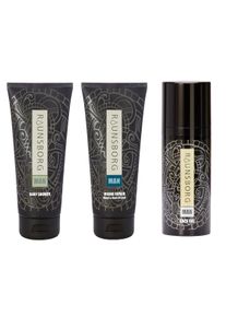 Raunsborg - Man Viking Repair Hand&Body Cream 200 ml +Body Shower 200 ml + Face Gel 80 ml