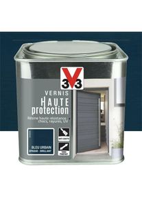 V33 - Vernis Haute protection Bleu urbain Brillant 0,75 l