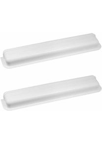 Cyclingcolors - 2x couvercle cache blanc 450mm pour amortisseur ressort de lit banquette clic clac pliable convertible plastique