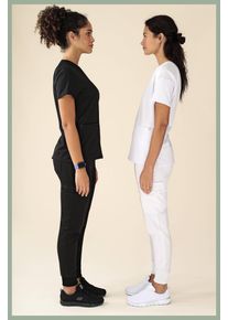 CLINIC DRESS KAERE broek dames - zoom met elastische boord en beenzak zwart voor dames, zwart