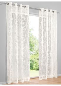 HEINE HOME unisex Dekoratívna záclona biela veľkosť 175 x 140 cm