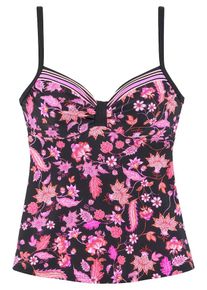 Lascana Haut de tankini Femme noir taille 46