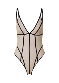 Scandale éco-lingerie Dames Body nude / zwart XS