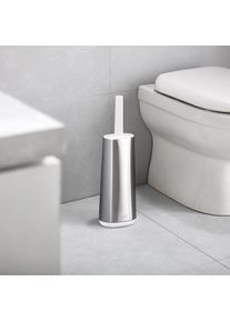 Joseph Joseph Brosse WC silicone flexible, Acier inox
