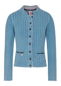 Spieth & Wensky SPIETH & WENSKY Dames Gebreid vest 'Alexa' blauw L
