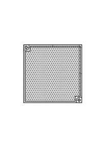 PEPPERL+FUCHS Reflector ML-, RL-, GL-, OBG- & OBR-serie retro-reflecterende sensoren - REF-H85-2
