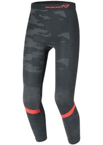 Macna Baselayer, functionele broek lang , kleur: zwart/rood , maat: XXL/3XL