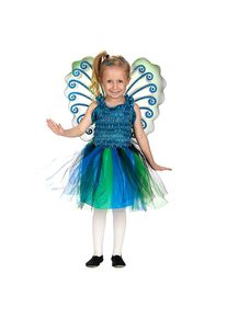 maskworld Butterfly dress for children blue-green