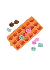 maskworld Mini pumpkins silicone mould for fruit gums and for baking 18-grid
