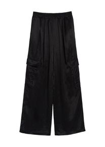 Bershka Pantalon cargo Femme noir taille L