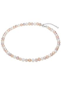 Valero Pearls Dames Ketting crème / rosé / zilver 45