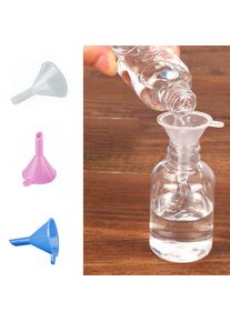 1Pcs Mini Plastic Transparent Small Funnels for Perfume Diffuser E juice Dropper Bottles Liquid Essential oil Lab Filling Tools