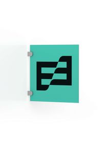 Enseigne drapeau personnalisée | Enseigne publicitaire fixation inclus | Composite aluminium ou plaque mousse rigide | Panneau signalétique imprimé