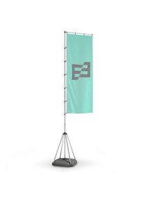 Beachflag Wind Dancer incl. print | system incl. pedestal | height-adjustable | wind-stable up to 29 km/h | design your own advertising flags online
