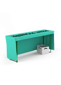 Housse pour table de comptoir personnalisée | 3 tailles | Adapté aux table brasserie pliante | Lavable | Équipement événementiel et loisirs imprimé