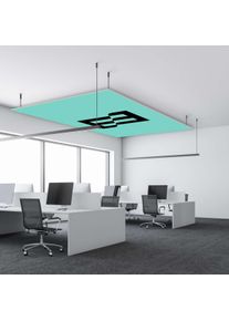 Panneau acoustique pour plafond personnalisé | Pour isolation acoustique | Tableau acoustique de plafond avec fixation | Plaques acoustiques imprimées