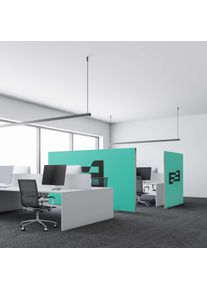 Acoustic wall print with your motif | sound-absorbing partition wall | free-standing | design your own soundproofing images & acoustic solution online