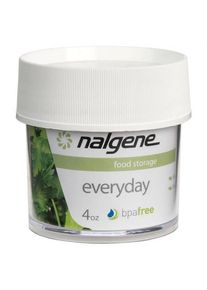 Nalgene Dose Polycarbonat Bewaarbakje (250 ml - Hals Ø 63 mm |wit/grijs)