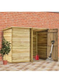 vidaXL Garten-Gerätehaus 232 x 110 x 170 cm Kiefernholz Imprägniert