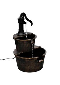 vidaXL Kaskadenbrunnen Handwasserpumpe-Design