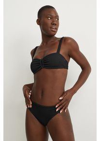 C&A Haut de bikini-bandeau-ampliforme-LYCRA® XTRA LIFE™, Noir, Taille: 36