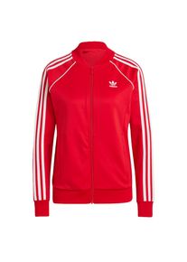 adidas originals Dames Sweatvest 'Adicolor Classics' vuurrood / wit 4XS
