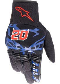 Alpinestars FQ20 Copper, gants , couleur: Noir/Bleu/Rouge Clair , taille: XXL