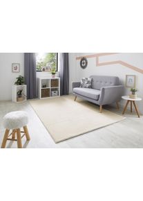 ANDIAMO Teppich »Avignon«, rechteckig, Uni Farben, weicher Flor, waschbar, ideal im Wohnzimmer & Schlafzimmer