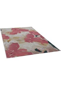 Tom Tailor Teppich »Garden Blossom«, rechteckig, Flachgewebe, modernes Blumen Design, In- und Outdoor geeignet