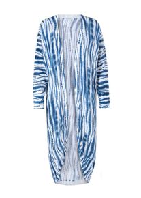 TATUUM Dames Gebreid vest blauw / wit L