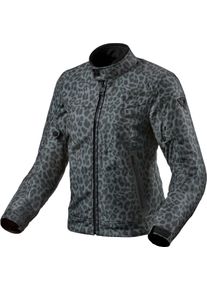 Revit Shade H2O Leopard, kurtka tekstylna wodoodporna damska , kolor: czarny/ciemnoszary , rozmiar: XS