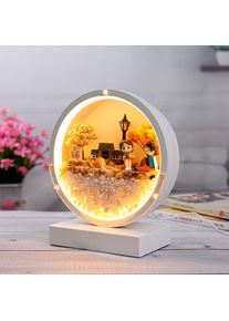 Preserved flowers table lamps desk lamp lights ornaments Valentine's Day gifts wedding birthday gift for bedroom Christmas